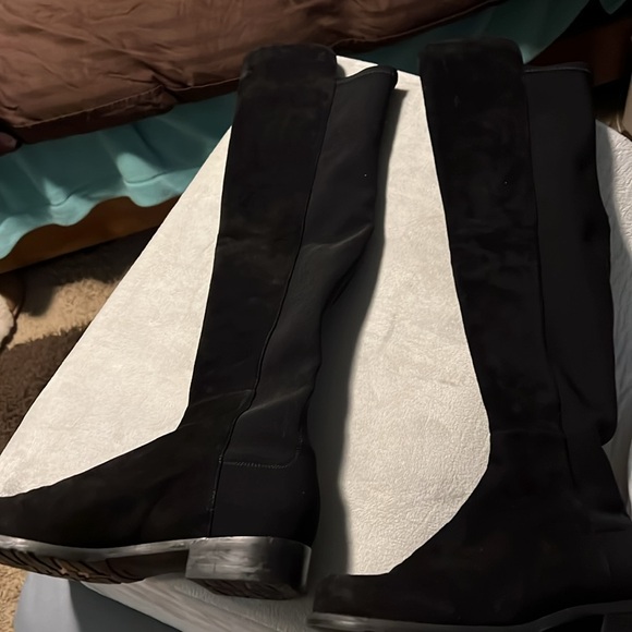 Stuart Weitzman 50/50 suede boots - Picture 2 of 7